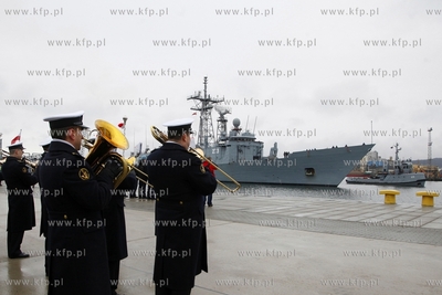Powrot ORP Kosciuszko z manewrow Nato Cold Response...