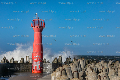 Kołobrzeg. Sztorm na Bałtyku.
23.02.2022
fot. Krzysztof...