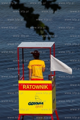Gdynia Orłowo. Upalny dzień nad morzem. 29.06.2019...