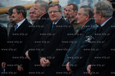 Gdansk. Stocznia Remontowa. Prezentacja zaglowca STS...