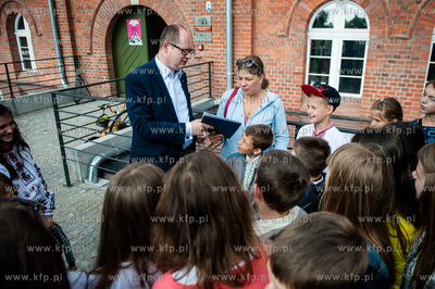 Gdansk. Gora Gradowa. Centrum Hewelianum. Spotkanie...