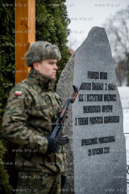 Pruszcz Gdanski. Uroczystosci upamietniajace 70 rocznice...