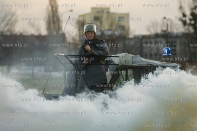 Gdansk. Teren przy Sali BHP. Obchody jubileuszu 15-lecia...