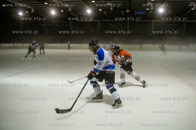 Gdańsk. Oliwa. Mała tafla Hali Olivia. Mecz inaugurujacy...