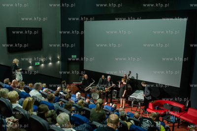 Gdynia. Sala kinowa Goplana Gdyńskiego Centrum Filmowego....