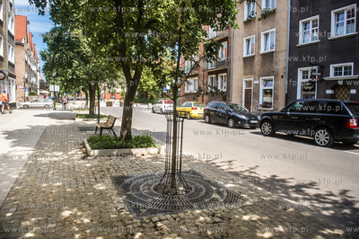 Gdańsk. Ulica Grobla. 18.07.2017 fot. Mateusz Ochocki...