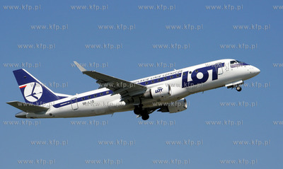 Gdansk, Rebiechowo. Embraer EMB-175LR Polskich Linii...