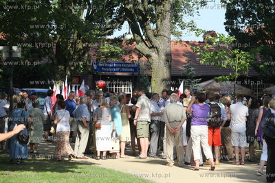Sopot. Odsloniecie tablicy pamiatkowej honorujacej...