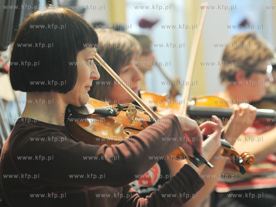 Sopot. Sala Kameralna w Operze Lesnej. Proby przed...