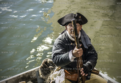 Gdansk. Wyspa Olowianka. Do abordazu - rekonstrukcja...
