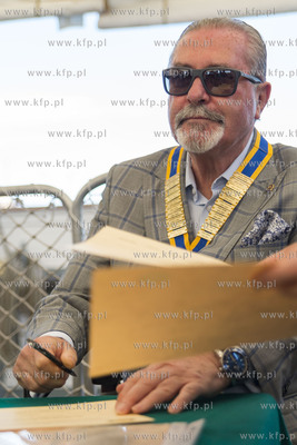 Gdynia. Odsłonięcie makiety słynnego polskiego żaglowca...