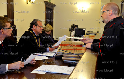 Sad Apelacyjny w Gdansku. Rozprawa odwolawcza w procesie...