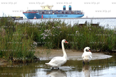 Najwiekszy kontenerowiec swiata Maersk Mc-Kinney Moller...