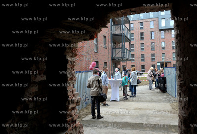 Gdansk Wrzeszcz. Osiedle Browar Gdanski podczas dnia...