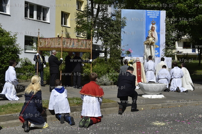 Procesja Bożego Ciała parafii p.w. Maksymiliana Kolbe...