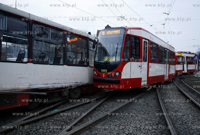 Gdansk. Skrzyzowanie ul. Jozefa Hallera i Klinicznej....