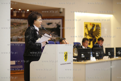 Obrady Sejmiku Wojewodztwa Pomorskiego. Nz Hanna  Zych-Cisoń.
28.11.2011
fot....