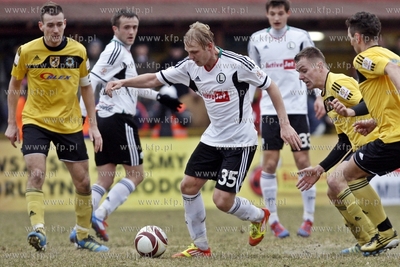 Wejherowo. Cwiercfinal Pucharu Polski w pilce noznej...