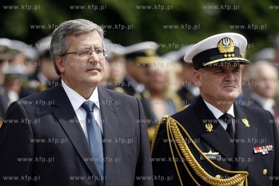 Gdynia.  Święto Marynarki Wojennej. Uroczystosci...