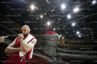 Sopot. Ergo Arena. Trening koszykarskiej druzyny narodowej...