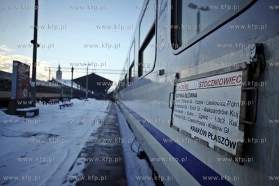 Gdansk. Dworzec Glowny PKP. Strajk kolejarzy.
25.01.2013
fot....
