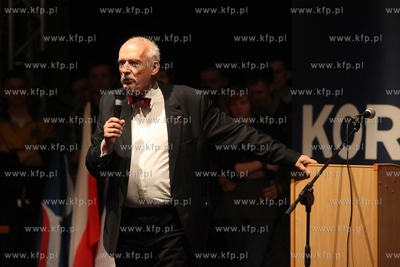 Spotkanie z kandydatem na prezydenta RP Januszem Korwin...