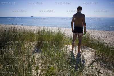 Półwysep Helski. Hel. Plaża. 04.07.2018 fot. Krzysztof...