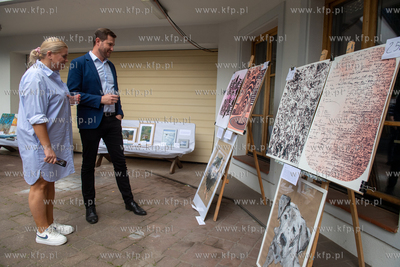 100 lat ulicy Krętej we Wrzeszczu. Nz. Piotr Grzelak,...
