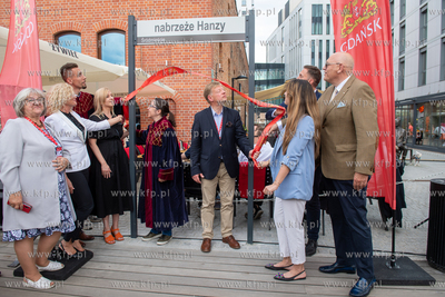 W Gdańsku mamy nabrzeże Hanzy. Uroczystość odsłonięcia...