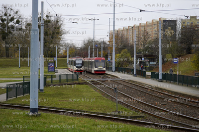 Pętla tramwajowa Zaspa. 07.11.2024 fot. Paweł Marcinko...