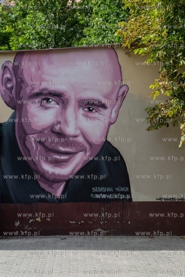 Gdańsk, Wrzeszcz, ul. Do Studzienki 31, Mural poświęcony...
