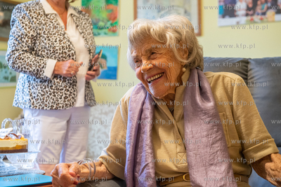 Przyjęcie z okazji 103. urodzin pani Krystyny Ramułt...