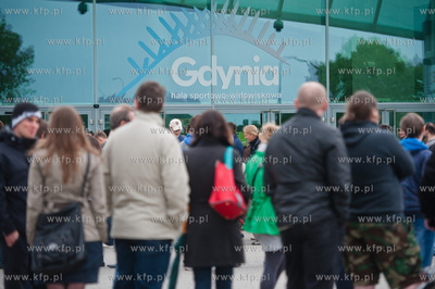 Gdynia. Stadion Miejski. Otwarty dla publicznosci trening...