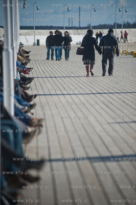 Sopot. Sloneczne niedzielne popoludnie na molo. 
03.03.2013
fot....