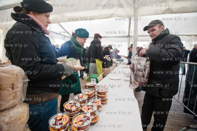 Gdansk. Targ Weglowy. Wielka Sobota. Sniadanie wielkanocne...