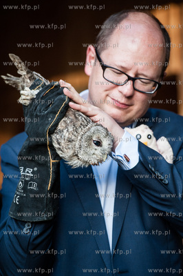 Gdansk. Oliwa. Lesniczowka Wroblowka. Wypuszczenie...