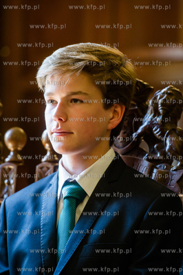 Gdansk. Nowy Ratusz. Uroczystosc wreczenia nagrod w...