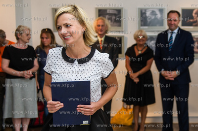 Gdansk. Nadbaltyckie Centrum Kultury. Uroczystosc wreczenia...