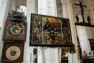 Gdansk. Bazylika Mariacka. Nowe miejsce ekspozycji...