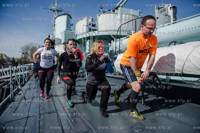 Gdynia. Morderczy trening przygotowujacy do zawodow...