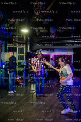 Gdansk. Klub Miasto Anaiolow. Wild West Disco - Impreza...