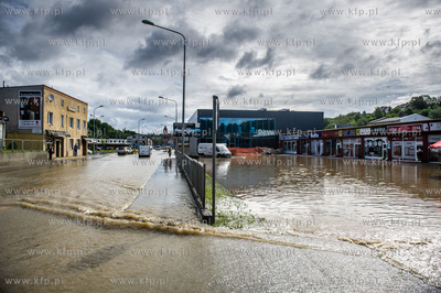 Gdańsk. Skutki silnych opadow, które przeszły nad...