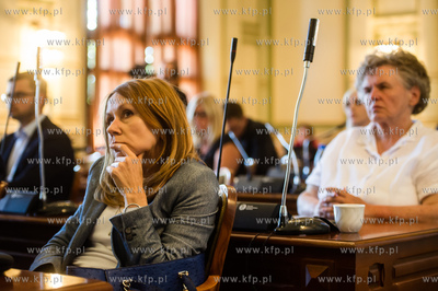 Gdańsk. Nowy Ratusz. Sesja Rady Miasta Gdańska. Debata...