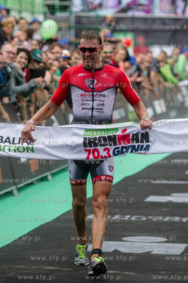 Zawody Herbalife Ironman 70.3 Gdynia 2016.
Nz zwyciezca...