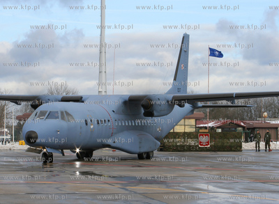 Gdansk , Rebiechowo Nz. CASA C-295M, 13 eskadra lotnictwa...