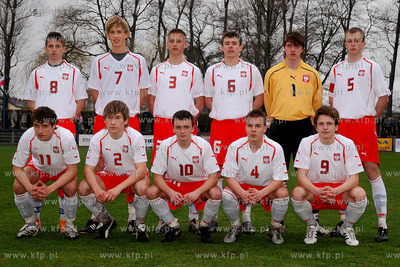 Reprezentacja Polski do lat 17 (rocznik 1991) przegrala...