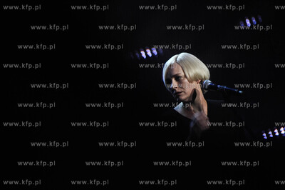 Festiwal Sopot Top Trendy 2010. Nz. Katarzyna Nosowska....