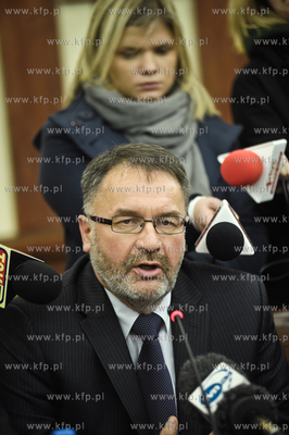 Briefing prasowy w Urzedzie Marszalkowskim poswiecony...