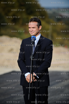 Gdansk. Budowa drogi ekspresowej S7 - Poludniowej Obwodnicy...