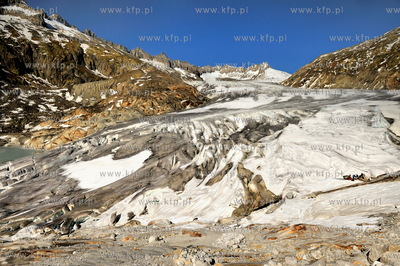 Szwajcaria, Belvedere, Berno. Lodowiec Alpejski w okolicy...